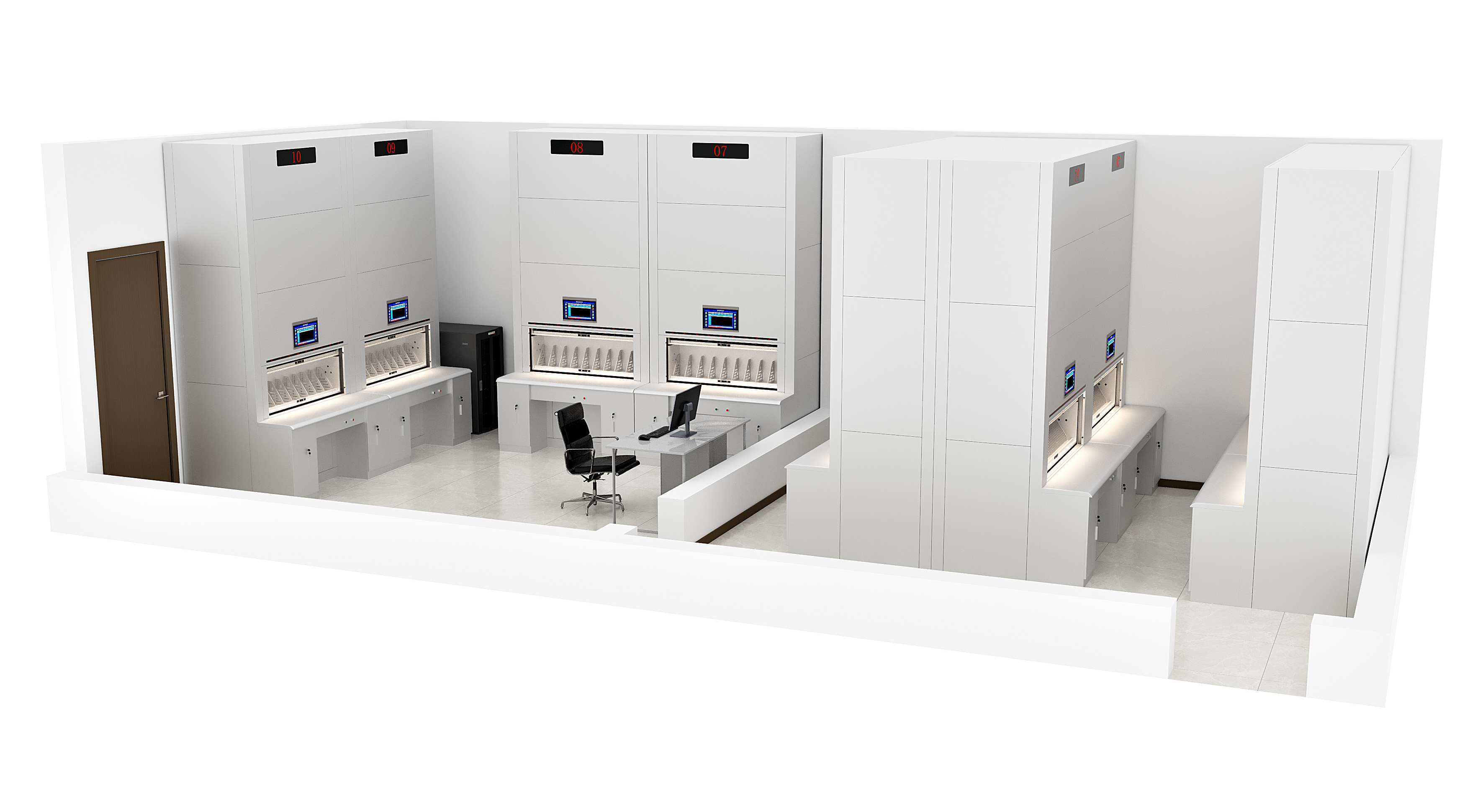 四川省阿坝藏族羌族自治州马尔康市 智慧档案库房建设中「虎恒智能」