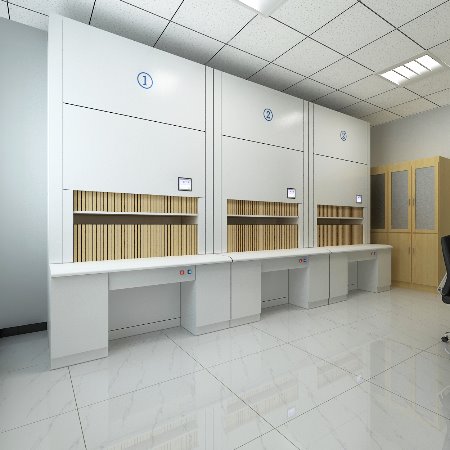 自动选层档案柜，文件资料收纳好轻松「虎恒智能」